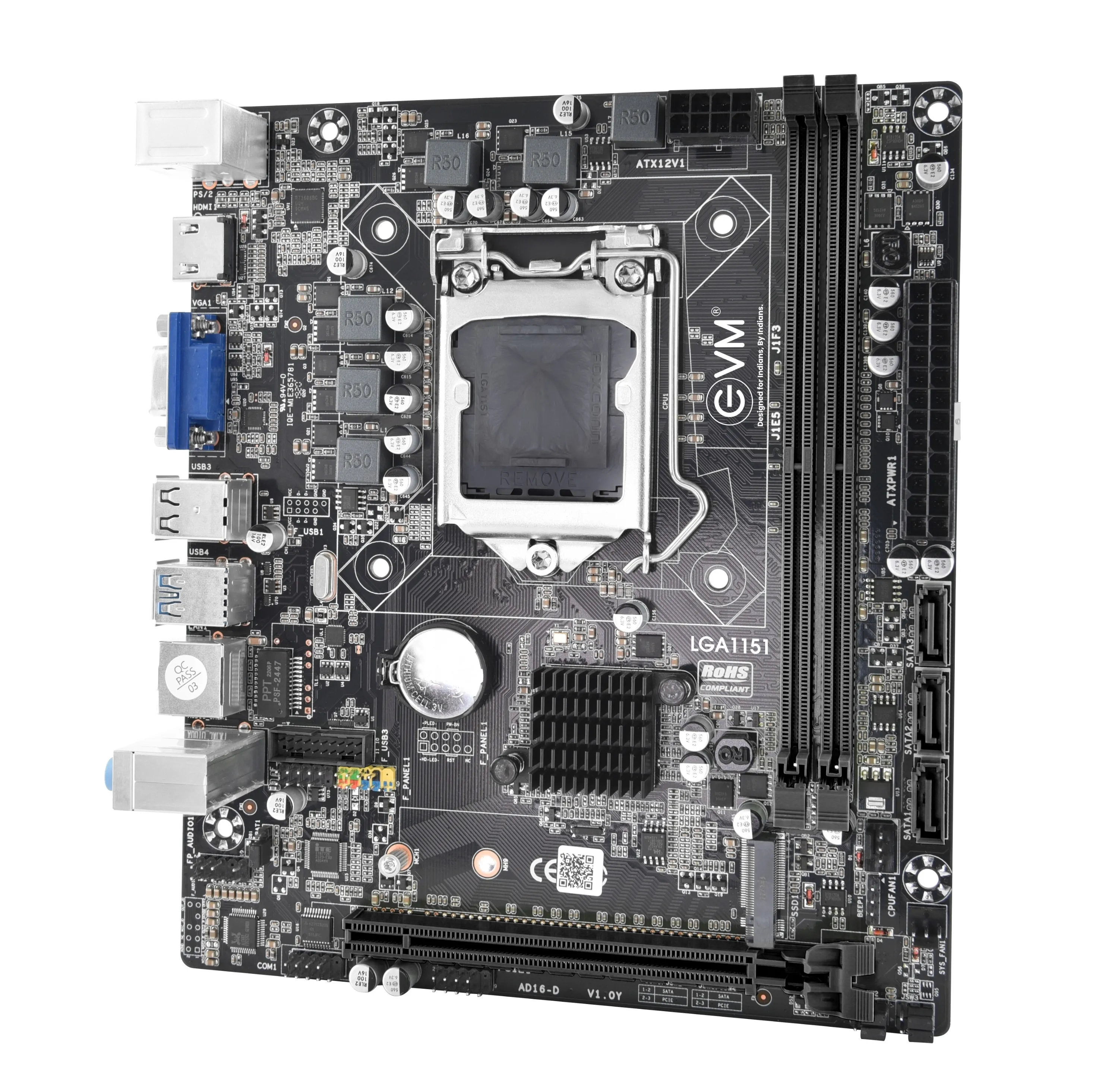EVM H310G DDR4 Motherboard For Intel 8th | 9th Gen With NVMe Slot view 4
